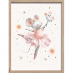 Laste pilt 30x40 cm Mouse Ballerina - Styler