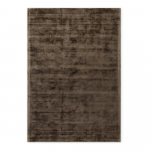 Pruun k&auml;sitsi kootud viskoosvaip 200x300 cm Noemi - Vikosa