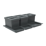 Hall plastpr&uuml;gikast 3x12 l sorteeritud j&auml;&auml;tmete jaoks/sisseehitatud Metropolis Flip-up - Elletipi