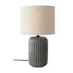 Hall/beež kangast laualamp (k&otilde;rgus 36 cm) Mizu - Ellos Home
