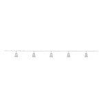 Transparentn&iacute; LED světeln&yacute; řetěz Marksl&ouml;jd Bell, 10 svět&yacute;lek, d&eacute;lka 210 cm