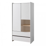 Valge laste riidekapp , 90 x 180 cm Kiddy - Vipack