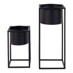 Metall lillepotid komplektis 2 tk Marla &ndash; House Nordic