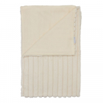 Kreem mikropl&uuml;&uuml;sist tekk 130x170 cm Cosy Ribbed - Catherine Lansfield