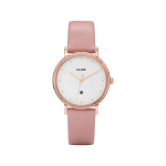 Roosa nahkrihmaga naiste k&auml;ekell Le Couronnement - Cluse