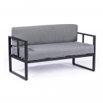 Grafiithall kahekohaline aia diivan Bellisima - Bonami Selection