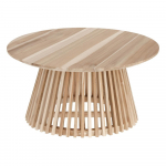 Teakist kohvilaud , ⌀ 80 cm Irune - Kave Home
