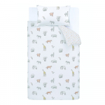 Puuvillane beebivoodipesu 200x135 cm Zoo Animals - Bianca