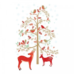 Tervituskaartide komplekt 8 tk j&otilde;ulumotiiviga Christmas &ndash; Roger la Borde