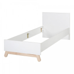 Valge lastevoodi 90x200 cm Clara - Roba