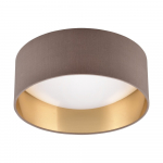 Helepruun LED laevalgusti &oslash; 30 cm Locarno - Reality