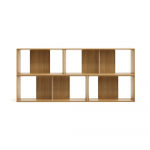 Tammedekooriga moodulriiulite s&uuml;steem 4 tk 168x76 cm Litto - Kave Home
