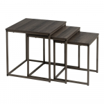 Kokkupandavad lauad 3tk komplektis 40x40 cm - Casa Selecci&oacute;n