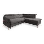 Tumehall sametist nurgadiivan (parem nurk) Sweet Harmony - Miuform