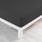 Antratsiitne trikotaažist kummiga lina 140x190 cm Jersy - douceur d'int&eacute;rieur