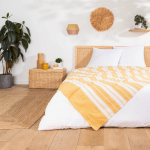 Kollane voodikate 180x220 cm Abby - douceur d'int&eacute;rieur
