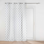 Valge-sinine voile kardin 140x240 cm Geokid - douceur d'int&eacute;rieur