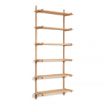 Tammepuidust moodulriiul naturaalses v&auml;rvitoonis 90x202 cm Sitra - Kave Home