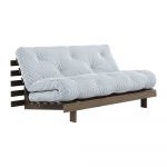 Valge/helesinine diivanvoodi 160 cm Roots - Karup Design