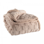 Beež mikrofliisist tekk 150x200 cm Rava - Tiseco Home Studio