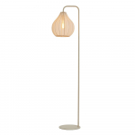 Beež p&otilde;randalamp tekstiilist varjuga (k&otilde;rgus 156,5 cm) Elati - Light & Living