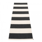 Must-valge sise/v&auml;lisvaip 70x225 cm Bob Black Vanilla &ndash; Pappelina