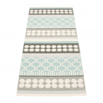 Hall-t&uuml;rkiissinine sise/v&auml;lisvaip 70x180 cm Asta Pale Turquoise &ndash; Pappelina