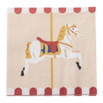 Pabersalvr&auml;tikud, 20 tk komplektis 33x33 cm Merry-go-round - Bloomingville