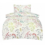 Valge puuvillane voodipesu &uuml;heinimesevoodile 140x200cm Jasmine - My House