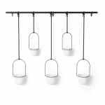 Plastikust lillepoti katted 5tk komplektis maitsetaimedele/riputamiseks &oslash; 7,5 cm Triflora &ndash; Umbra