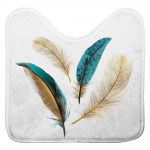 Valge WC-vaip 45x45 cm Plumiss - douceur d'int&eacute;rieur