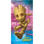 Puuvillane laste r&auml;tik 70x140 cm Groot "I am groot" - Jerry Fabrics