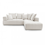 Beež &scaron;enill-nurgadiivan (parempoolne/L-kujuline) Whesley - Bobochic Paris