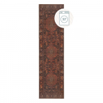 Burgundiapunane pestav vaip 60x230 cm Nico Global - Flair Rugs