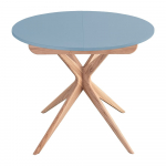 &Uuml;mmargune pikendatav s&ouml;&ouml;gilaud lisaplaadiga &oslash; 90 cm Jubi &ndash; Ragaba