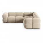 Beež sametist nurgadiivan Loretto &ndash; Cosmopolitan Design