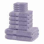 Lavendliv&auml;rvi froteest puuvillased k&auml;ter&auml;tid ja saunalinad komplektis 10 tk Marina &ndash; Restilo