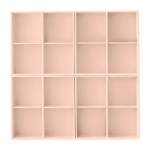 Heleroosa rippuv raamaturiiul 140x140x27 cm Mistral - Hammel Furniture