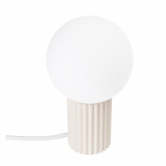 Kreem lauavalgusti klaasist varjuga (k&otilde;rgus 19 cm) Orbital - Sollux