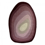 Lilla k&auml;sitsi kootud villane vaip 160x230 cm Puddle Ombre - Flair Rugs