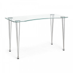 T&ouml;&ouml;laud klaasist pealispinnaga 60x120 cm Rondo - Bizzotto