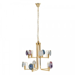 Metallist ripplamp kuldses v&auml;rvitoonis Glamour - Premier Housewares
