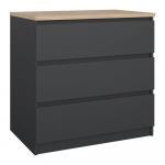 Tumehall kummut 77x76x50 cm Naia - Tvilum