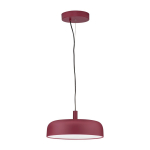 Burgundiapunane alumiiniumist h&auml;mardatav LED-rippvalgusti &oslash; 40 cm Noelia - Nova Luce