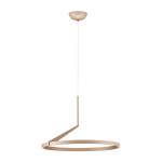 Alumiiniumist h&auml;mardatav LED-rippvalgusti roosakuldses v&auml;rvitoonis, l&auml;bim&otilde;&otilde;duga 60 cm Tilia - Nova Luce