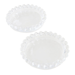Klaastaldrikud komplektis 2 tk &oslash; 9,5 cm Amara - Jotex