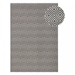 Must-valge &otilde;uevaip , 140 x 200 cm Karo - NORTHRUGS