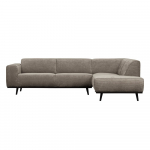 Hall pruun corduroy nurgas diivan , paremas nurgas Statement - WOOOD