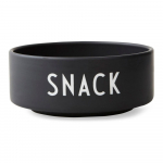 Must portselanist kauss, &oslash; 12 cm Snack - Design Letters