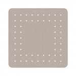 Hall ja beež libisemiskindel vannitoamatt , 54 x 54 cm Mirasol - Wenko